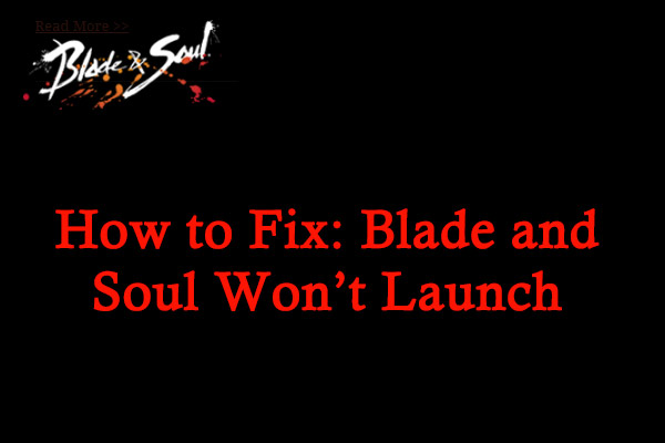 Blade and Soul no se lanzará
