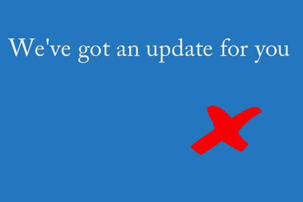 deshabilitar el mosaico de actualización de Windows 10