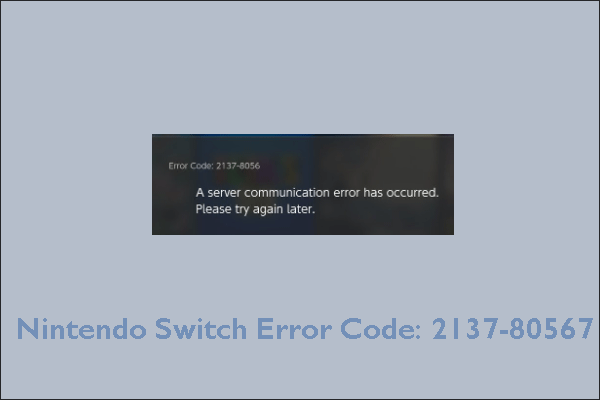 código de error 2137-8056