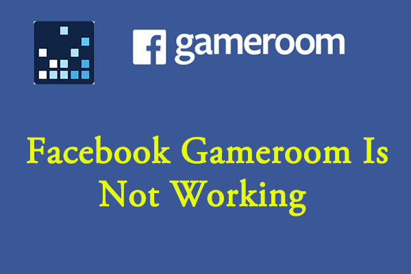 La sala de juegos de Facebook no funciona