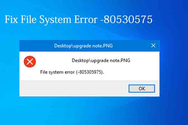 error del sistema de archivos de miniaturas 805305975