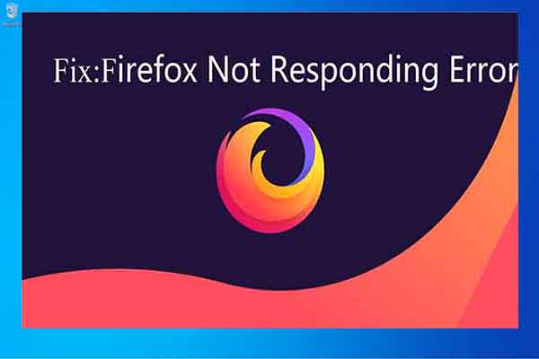 La miniatura de Firefox no responde