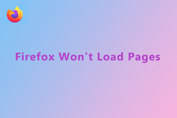 Firefox no carga páginas
