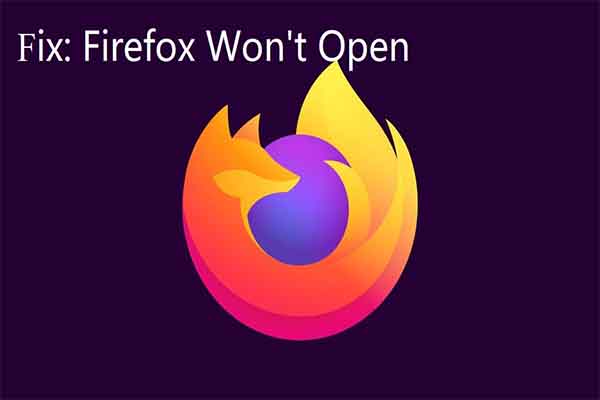 Firefox no abrirá la miniatura