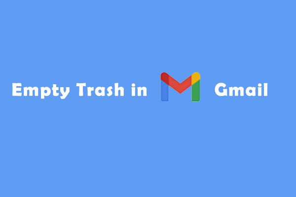 Miniatura de la papelera de reciclaje de gmail vacía