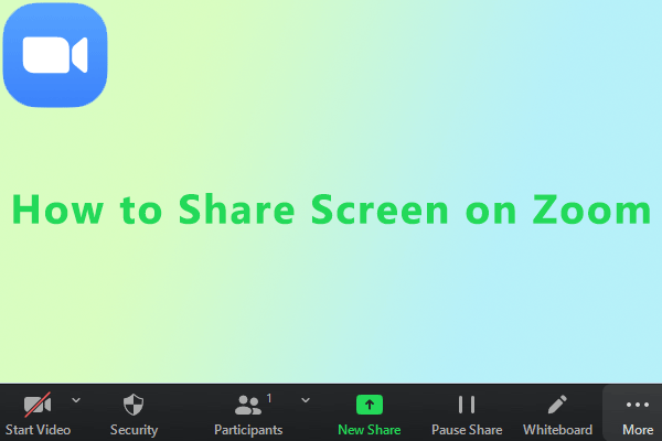 cómo compartir la pantalla en Zoom