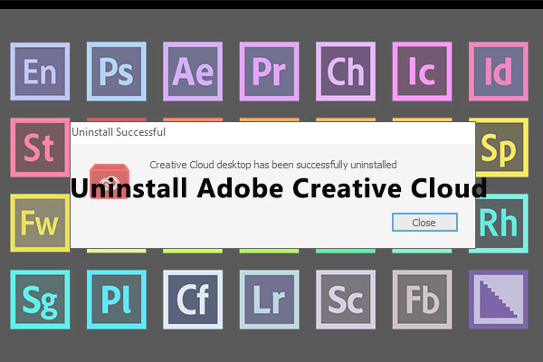 cómo desinstalar el mosaico de Adobe Creative Cloud