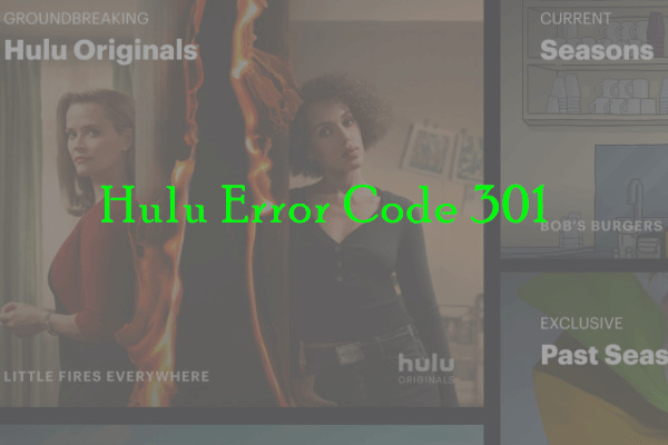 Código de error 301 de Hulu