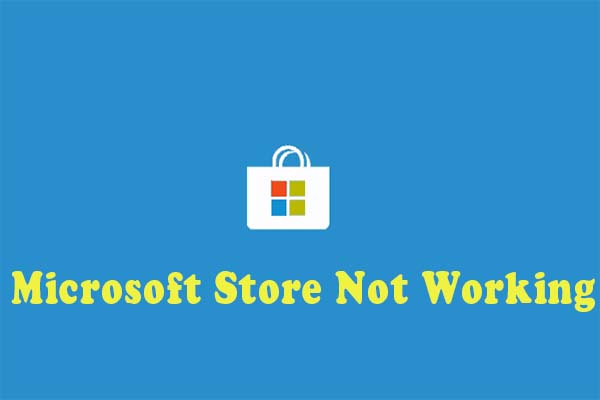 La miniatura de Microsoft Store no funciona