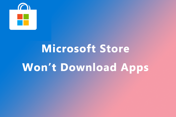 Microsoft Store no descarga