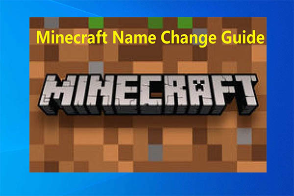 Cambio de nombre de Minecraft