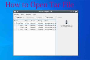 how to open tar file in python