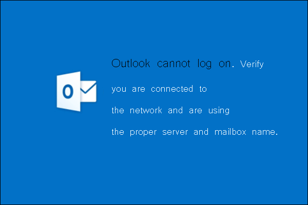Outlook no se puede conectar