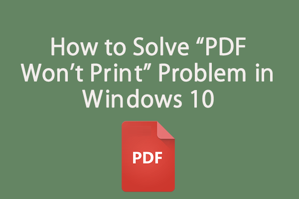 PDF no se imprime