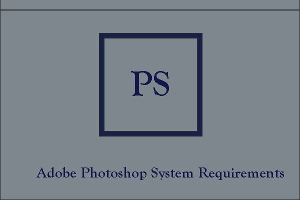 Miniatura de requisitos del sistema de Photoshop