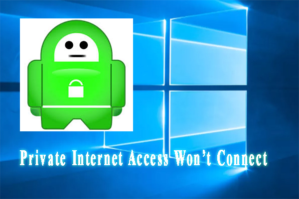 el acceso privado a Internet no se conecta en miniatura