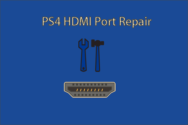 ps4 hdmi puerto de reparación en miniatura