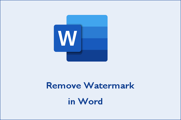 cómo quitar la marca de agua en Word