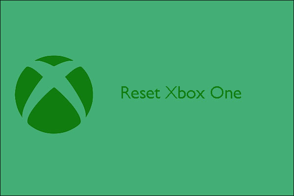 restablecer la miniatura de Xbox One