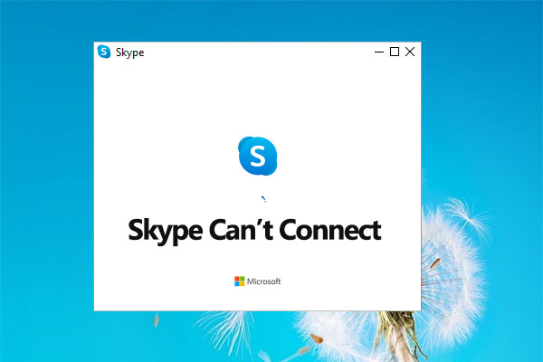 Skype no se puede conectar