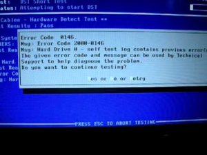 Error code 0146 dell что делать