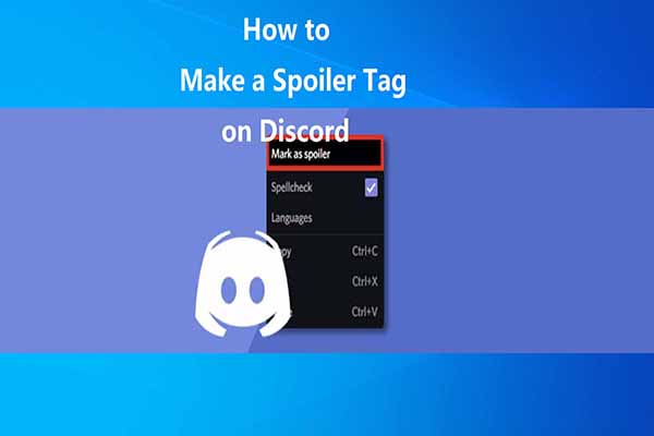 etiqueta de spoiler de discordia