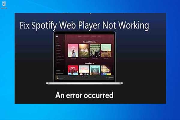 Spotify Web Player no funciona en miniatura