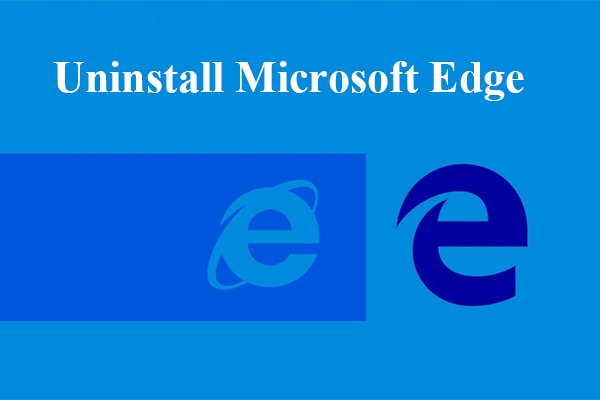 desinstalar el mosaico de Microsoft Edge