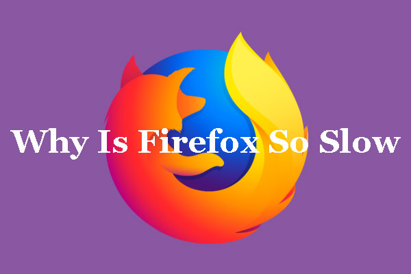 ¿Por qué Firefox es una miniatura tan lenta?