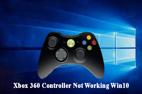 El controlador de Xbox 360 no funciona en la miniatura de la PC