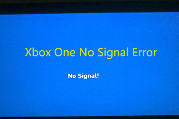 Xbox One sin señal