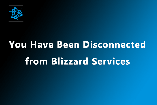 te han desconectado de los servicios de Blizzard