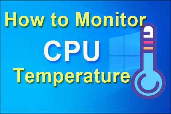 monitor de temperatura de la cpu win 10 pegatina