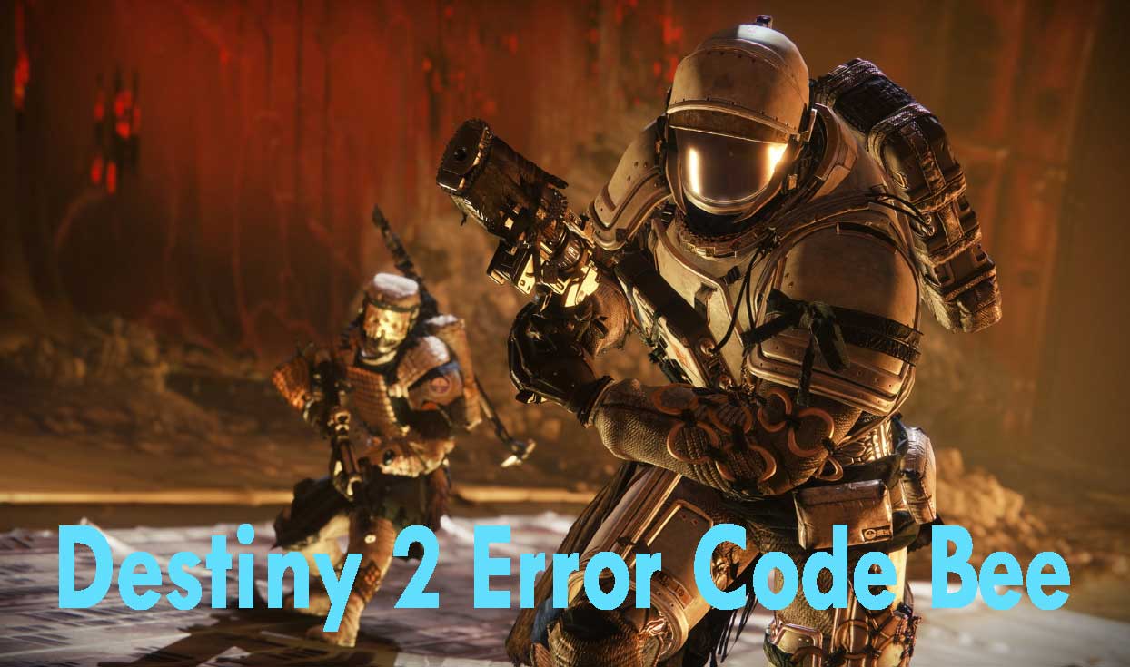 Abeja del código de error de Destiny 2