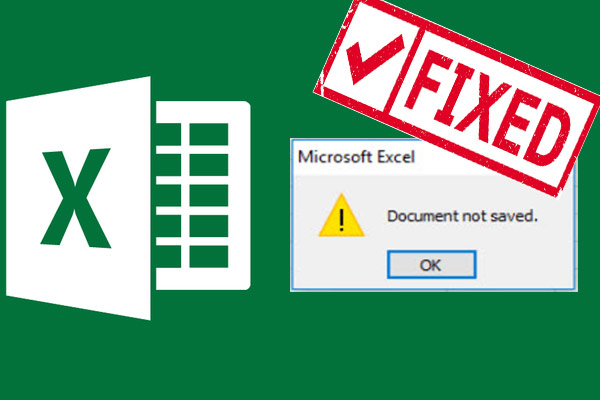 Documento de Excel no guardado