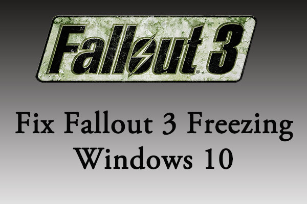 Fallout 3 Freeze