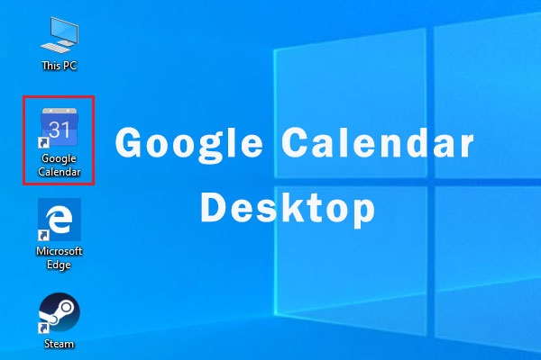 Escritorio de Google Calendar