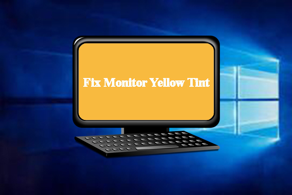 cómo corregir el tinte amarillo en mi monitor