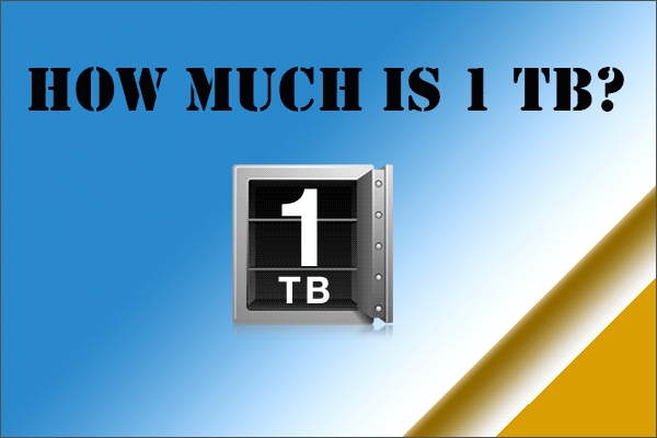 cuánto es 1 TB de miniatura
