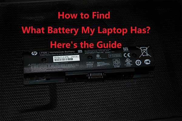 como encontrar la bateria de mi laptop