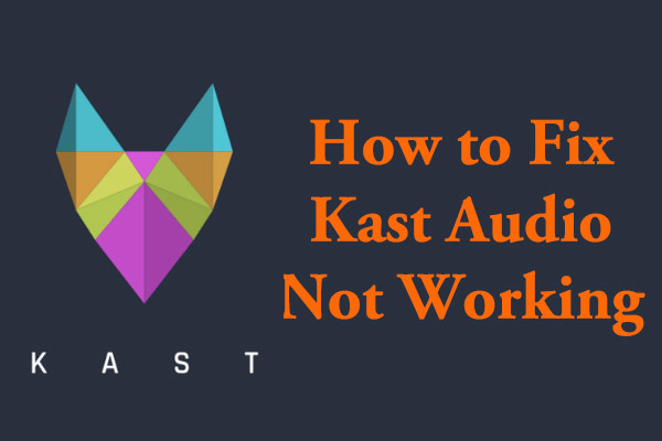 Kast audio no funciona