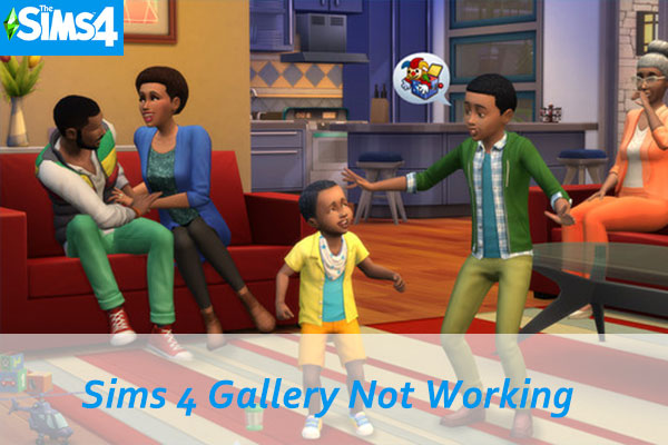 La galería de los Sims 4 no funciona