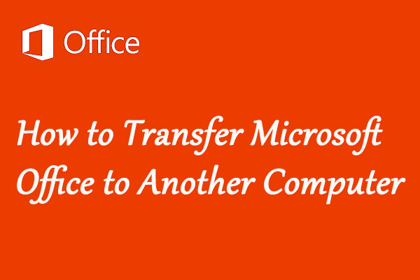 transferir Microsoft Office a otra computadora
