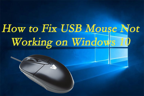 El mouse USB no funciona
