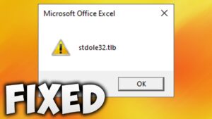 Lee más sobre el artículo Como reparar Error Stdole32.tlb de Microsoft Office Excel