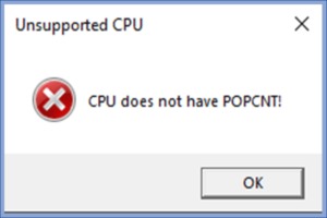 Lee más sobre el artículo El procesador no tiene POPCNT [5 Fixes]