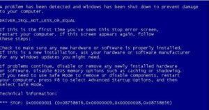 Lee más sobre el artículo Mi computadora con Windows XP está congelada y muestra la pantalla azul Death Stop 0x00 – ¿Cómo soluciono esto?