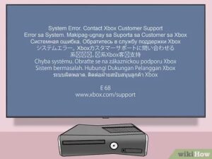 Lee más sobre el artículo Solución de error de Xbox 360 E68