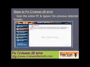 Lee más sobre el artículo Tutorial de reparación de errores de DLL de CrViewer: cómo reparar errores de DLL de CRViewer